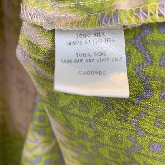Nanette Lepore sz 2 100% Silk Ruffle Sleeve Button Front Mini Shirtdress - Picture 6 of 7